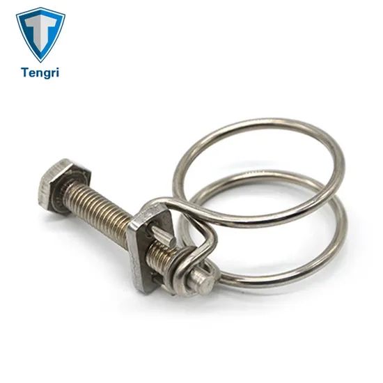 Large Size Fasteners Hose Clamp Double Wire Fastener Hose Clamp - Image 2