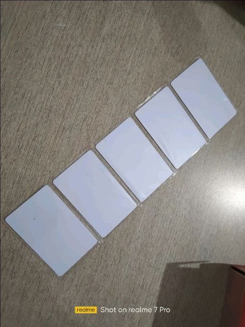 125 kHz Thin Rfid Cards, Size: Micro Size Micro Color White Material PVC Type Active RFID Shape Rectangular Frequency 125 - Image 3