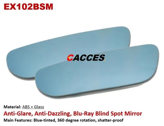 Square/Rectangle/Round Car Rear Blu-Ray Blind Spot Mirror,HD 360 Degree Rotate Design, Auto Side Mirror Wide Angle Mirrors Safety Convex Mirror for All Vehicles - Image 1