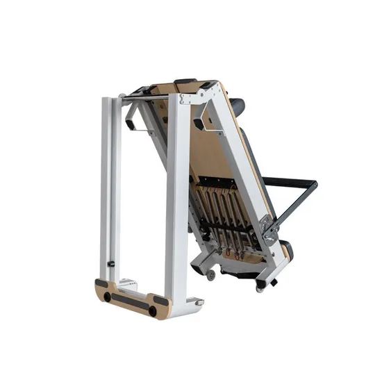 2025 Yoga Reformer Manufacturer White Aluminum Alloy Folding Pilates Reformer for Home Studio - Image 1