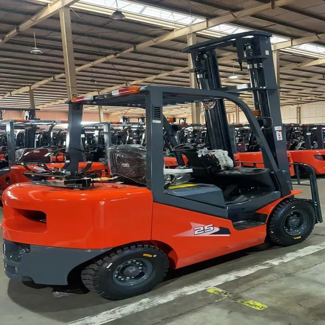 Industrial 3000kg Diesel Forklift 3 Ton Internal Combustion Counterbalance Truck Sit on Type 3000mm Lifting Professional - Image 1
