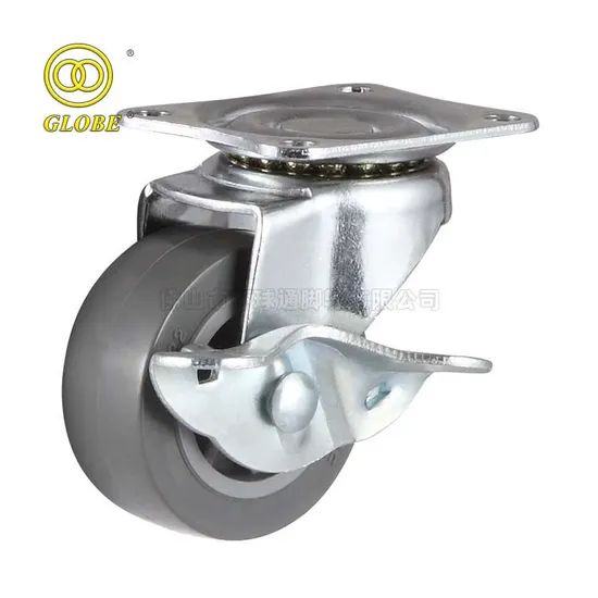 2.5 Inch Threaded Stem Nylon Furniture Caster Mini Castor Wheels - Image 5