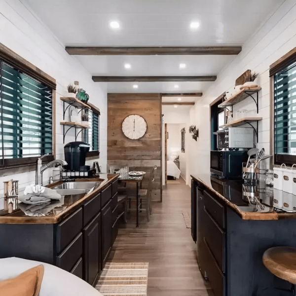Cabins For Sale / 2 Story Shipping Container Home With Rooftop - Image 4