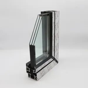 Custom Doors Windows 6063/6061 90Series T3-T8 Powder Coating Silver 1Y CE ISO SGS GH - Image 5