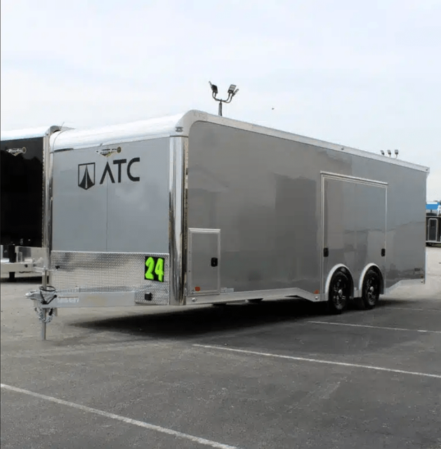 Enclosed Trailers / Enclosed ATC Car Trailer 2026 24ft. Aluminum ROM 400 w/Large Escape Door & Aluminum Wheels - Image 4