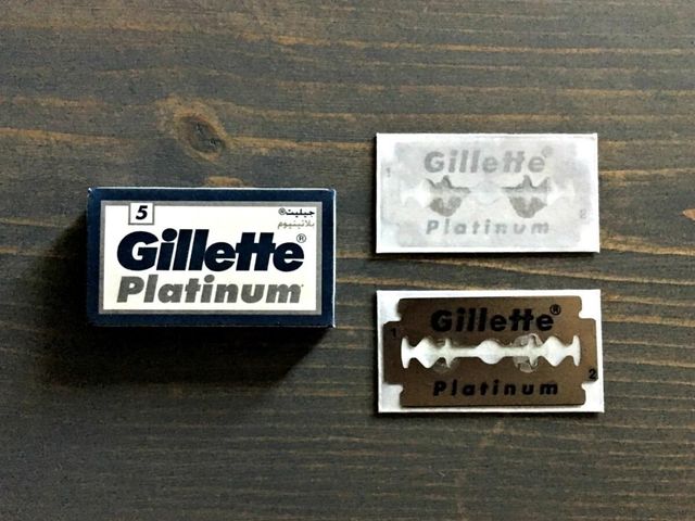 Gillette 7 O'Clock Super Platinum Black Double Edge Razor Blades - Image 3