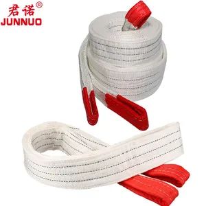 8 Ton White Color Double Layer Flat Webbing Sling - Image 6