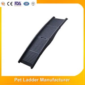 Plastic Foldable Ladder Pet Ladder Foldable Dog Stairs Large Dog Ramp Car Folding Pet Steps Carrying Pet Ramp - Image 2