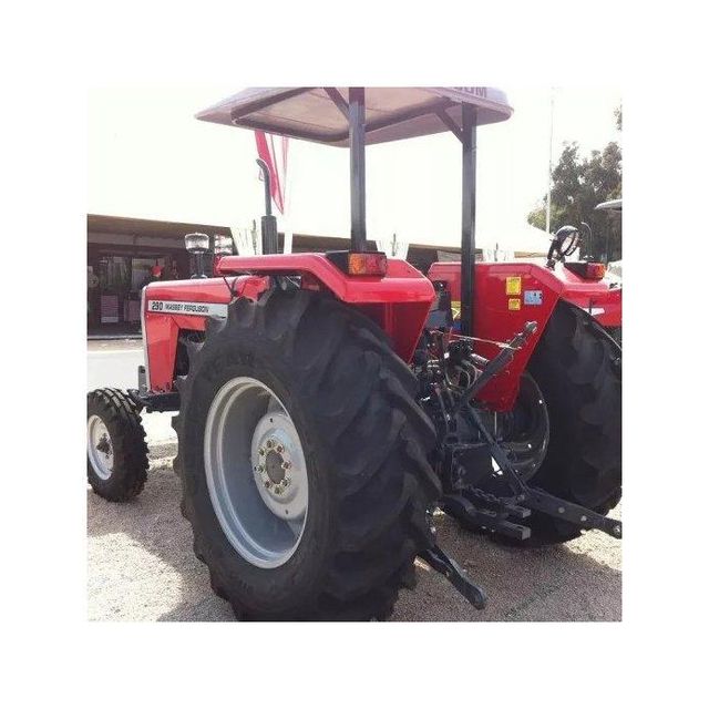 Massey Ferguson MF tractors including MF 240, MF 260, MF 375 and MF 385, durable agricultural machinery with high horsepower, fuel efficient diesel engines and strong hydraulic systems, ideal farming tractors for land cultivation, soil preparation and heavy field operations - Image 1