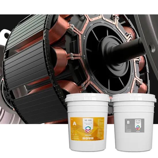 Sepna Flame Retardant UL94 V-0 Black Two-Component Epoxy Potting Adhesive for Instruments and Other Encapsulation Protection - Image 1