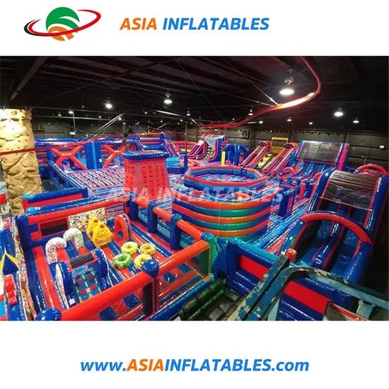 Commercial Bouncy Castle Outdoor Adventure Obstacle Course Inflatable Amusement Playground - Image 3