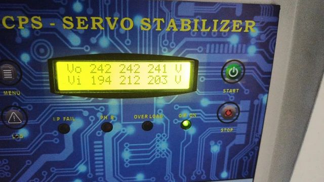 30 KVA Servo Voltage Stabilizer Brand CPS Type Automatic Capacity 30 KVA Phase Three Phase Cooling Type Oil cooled Maximum Spike Current - Image 2