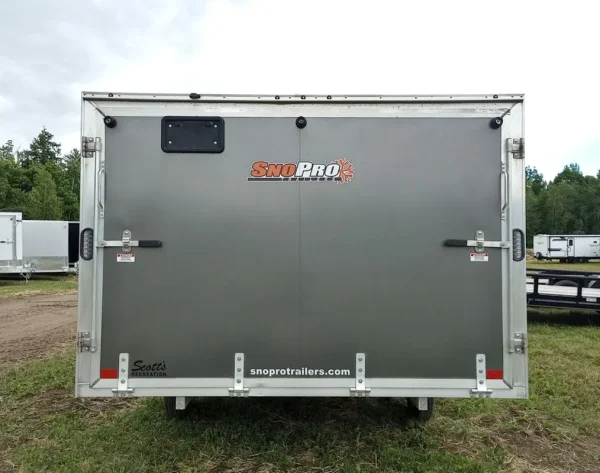 Enclosed Trailers / 2022 Sno Pro Trailers 101×12 Aluminum Hybrid 2.0 w/Tapered Ramp, Mats & Guides - Image 2