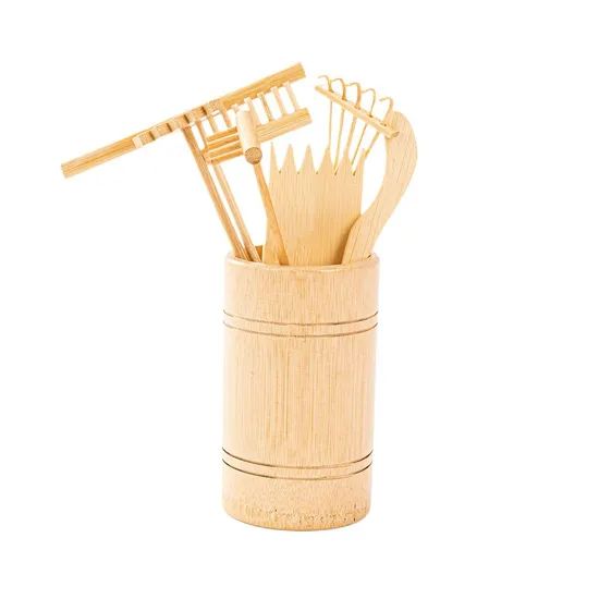 Bamboo and Wood Rakes and Sand Rakes - Image 1