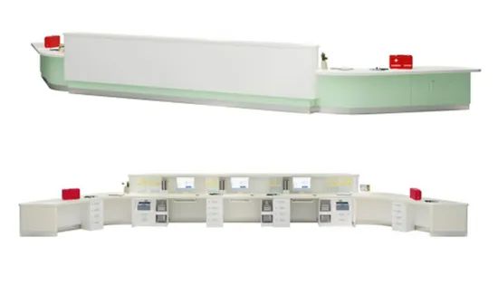 Modern Customized Reception Desk Nurse Station Hotel Commercial Counter - Image 4