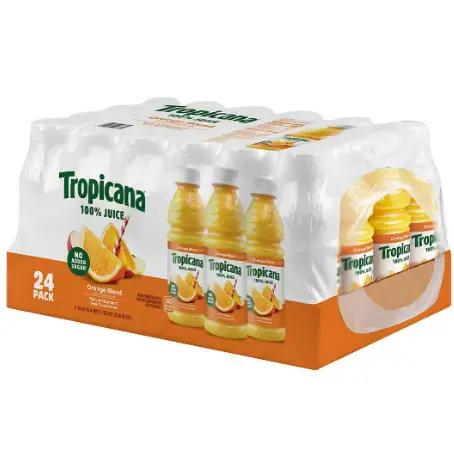 Tropicana 100% Juice Orange Blend, 10 oz. - Image 2