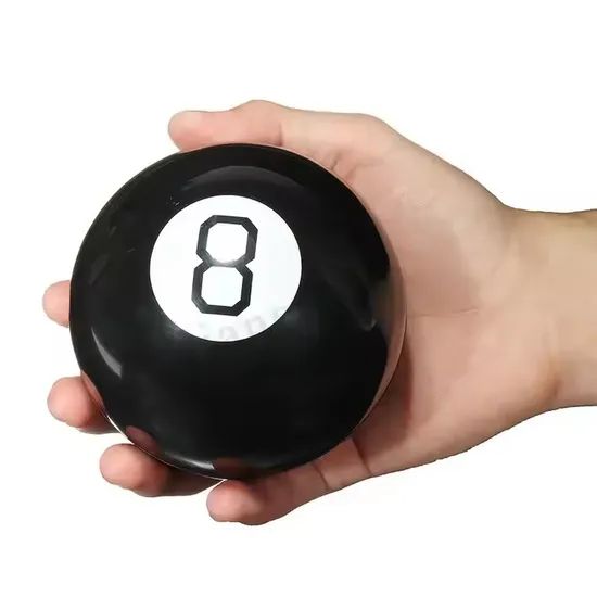 Black 8 Predict Game Party Magic Ball Gift for Kids Portable Learning Fortune Fun Spherical Educational Toy Tricks Funny Answer - Image 2