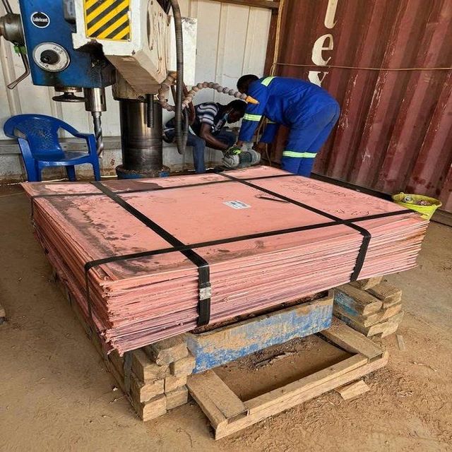 High Purity Copper Cathode 9999 Red Copper Cathode Plate Sheet High Conductivity Copper in Stock - Image 4
