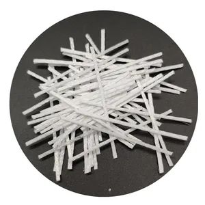 Synthetic Cripmed Polypropylene Fiber Grey Polypropylene PP Fiber - Image 1