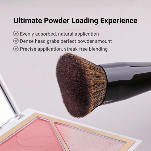 BSFL Professional Wavy Surface Contour Brush - Precision Sculpting Tool makeup brush - Image 4