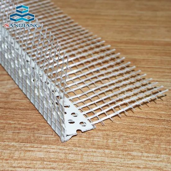 Reinforced Strength Angle Bead Fiberglass Coated PVC Corner Mesh for Building Renovation - Image 2