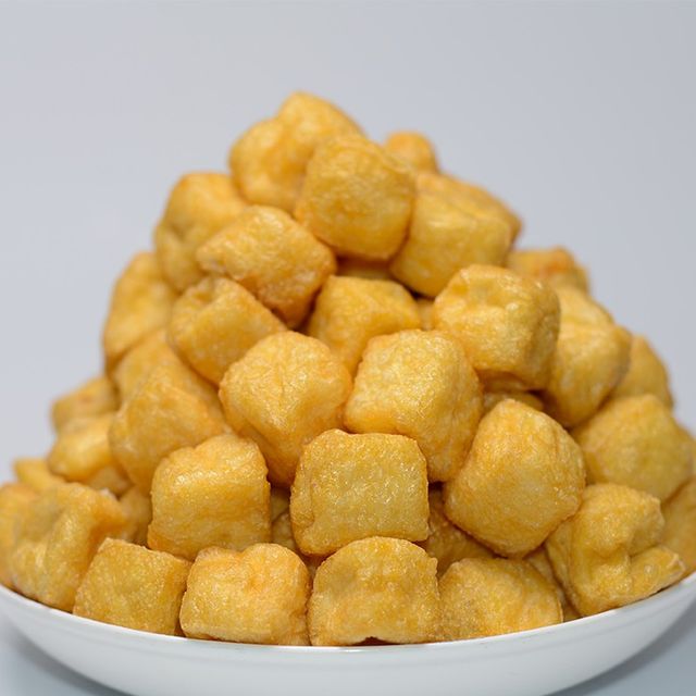 Factory Directly Sale Top Ranking Bean Products Fried Tofu Puff Fried Bean Curd Puffs - Image 3