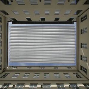 Outdoor Steel Retractable Roof Intelligent Control System and LED Lighting Roof - Image 1