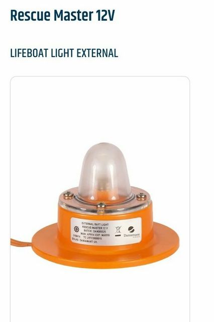 Daniamant Rescue master 12V light assembly Voltage Requirement 12v Connection Type Polarized Incorrect Connection Behavior Steady - Image 1