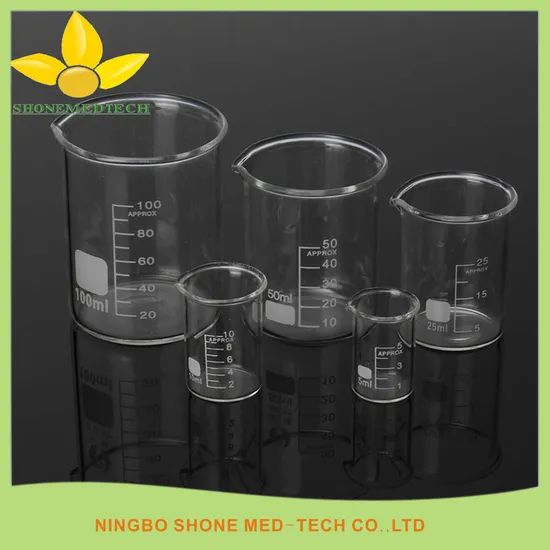 Customized Beaker for Lab Use Origin China Trademark SHONE Model NO. SH-BG HS Code 70179000 Port: Ningbo, China Capacity 5ml to 5000ml - Image 1