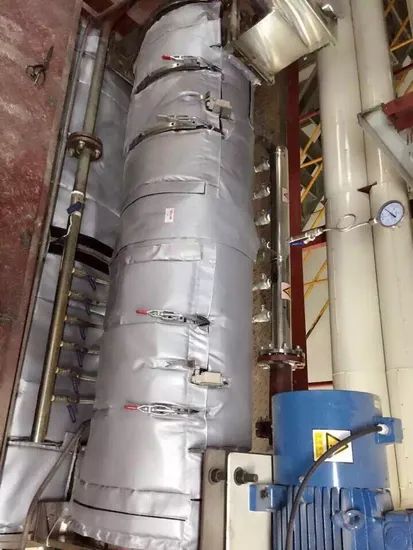 Quick Removable Energy Saving Reflective Insulation Cover for Fatliquoring Machine - Image 2