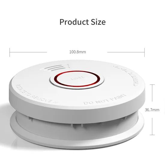 Best Quality Photoelectric Smoke Detector with 9V Repalceable Battery - Image 2