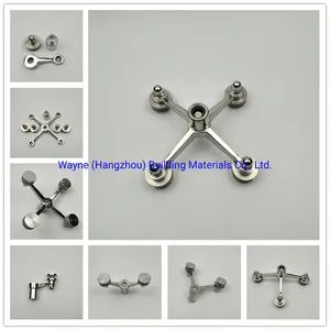 250mm Stainless Steel Glass Spider with 4 Arms; Glass Fitting Hardware, Point-Fixed Curtain Wall Hardware with High Quality and Best Price - Image 6
