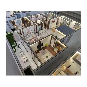 3D Customized Professional Design Apartment Interior Layout Miniature Scale Model - Image 6