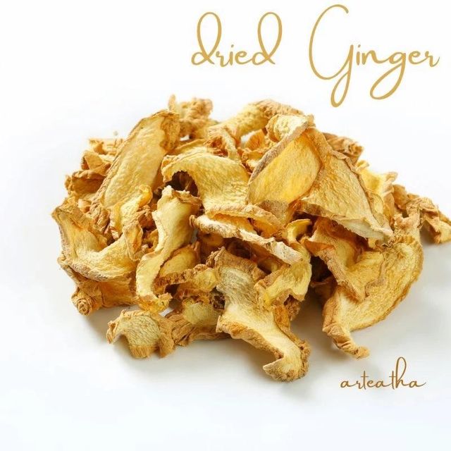 Dried Ginger Additives None Max. Moisture (%) 10% Form Dried Slices Or Powder Purity 100% Natural And Pure Texture Dried Slices Or Powdered - Image 2