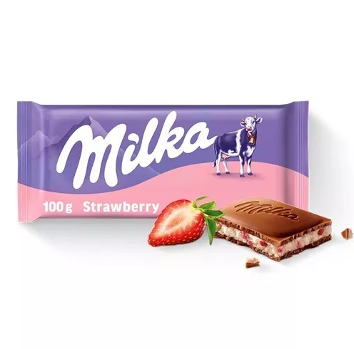 Wholesale Buy Milka - Strawberry Joghurt 100g (Pack of 3) Candy And Chocolate Bars - Image 5