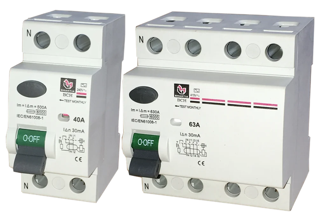 Residual Current Circuit Breaker, 32 A Brand L&T Voltage 220V, 220v Rated Current 32 A Frequency 50Hz, 50hz No. of Poles Double - Image 3