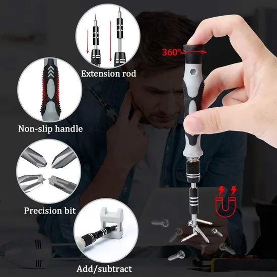Tooljoy 25 in 1 Screwdriver Sets for Computer Repair - Image 3