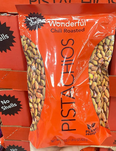 Wonderful Pistachios Roasted & Salted Pistachio Nuts – 680g x 12 PACKS PER CAETON ON SALE - Image 3