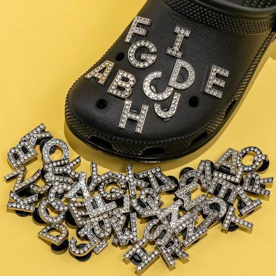 Wholesale New Arrival Custom Metal Bling Letters Shoe Decorations - Image 5