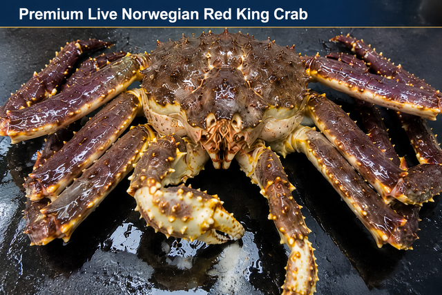 Premium Live Norwegian Red King Crab Wholesale Supplier | Fresh Export Quality - Image 1