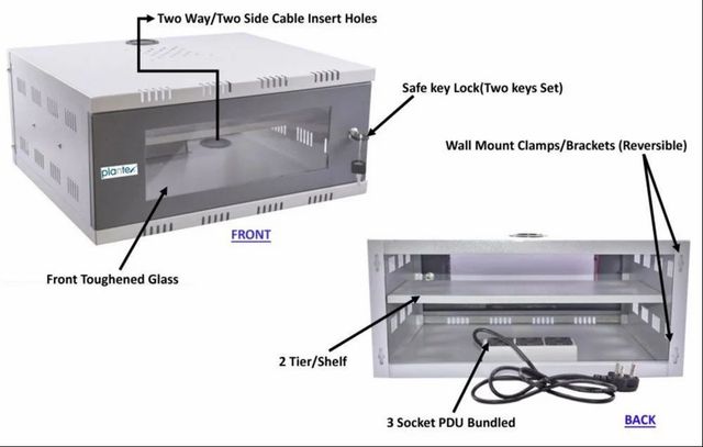 Server Cabinets Server Racks Colour White & Grey Construction Sturdy Maximum Total Current Draw 2 Load Capacity Per Layer - Image 8