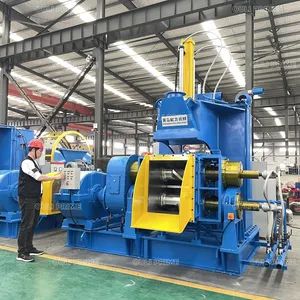 Kneader Internal Mixer / Raw Materials Kneader Machine Motor AC or DC Trademark OULI HS Code 84778000 Control Type PLC Type Rubber Mixer - Image 3