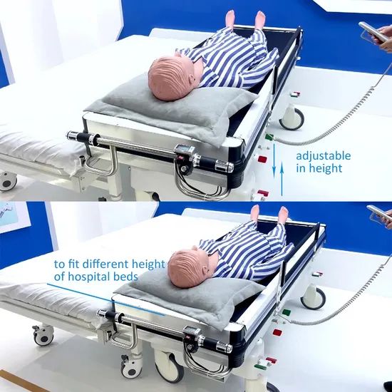 Smart Electric Transfer Trolley Hospital Mobile Bed Medical Patient Transport Nursing Bed - Image 4