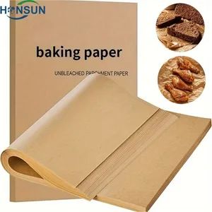 Bakeware Unbleached Paper Sheets Pre Cut Heavy Duty Parchment Baking Paper - Image 4