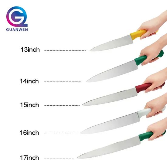 Kitchen Implements Meat Cutting Stainless Steel Chef Butcher Knives Set - Image 3
