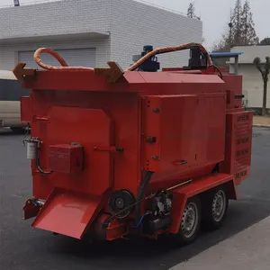 Broken Road Pavement Repair Hot Bitumen Recycle Machine in Highway - Image 5
