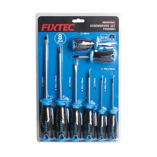 Fixtec 8PCS Professional Portable Multi Purpose Hand Tool Mobile Tools Phone Repair Screwdriver Set - Image 5