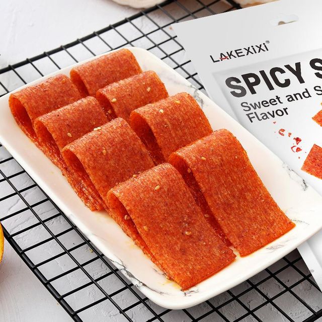 LAKEXIXI Grain Snacks Latiao 92g Halal Natural Chinese Snacks Spicy Strip - Image 3