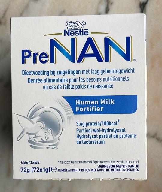 Nestlé PreNan Human Milk Fortifier Sachets 72x1g per pack Product Form Sachets Protein Density 3.6g Per 100 Kcal Packing Size 72 Sachets Per Box (1g Per Sachet) - Image 3