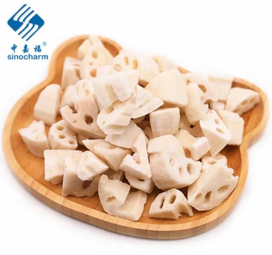 Sinocharm Lotus Root Chunk 6-9g FDA HACCP ISO -18℃ Carton MOQ100 5000Mt - Image 1